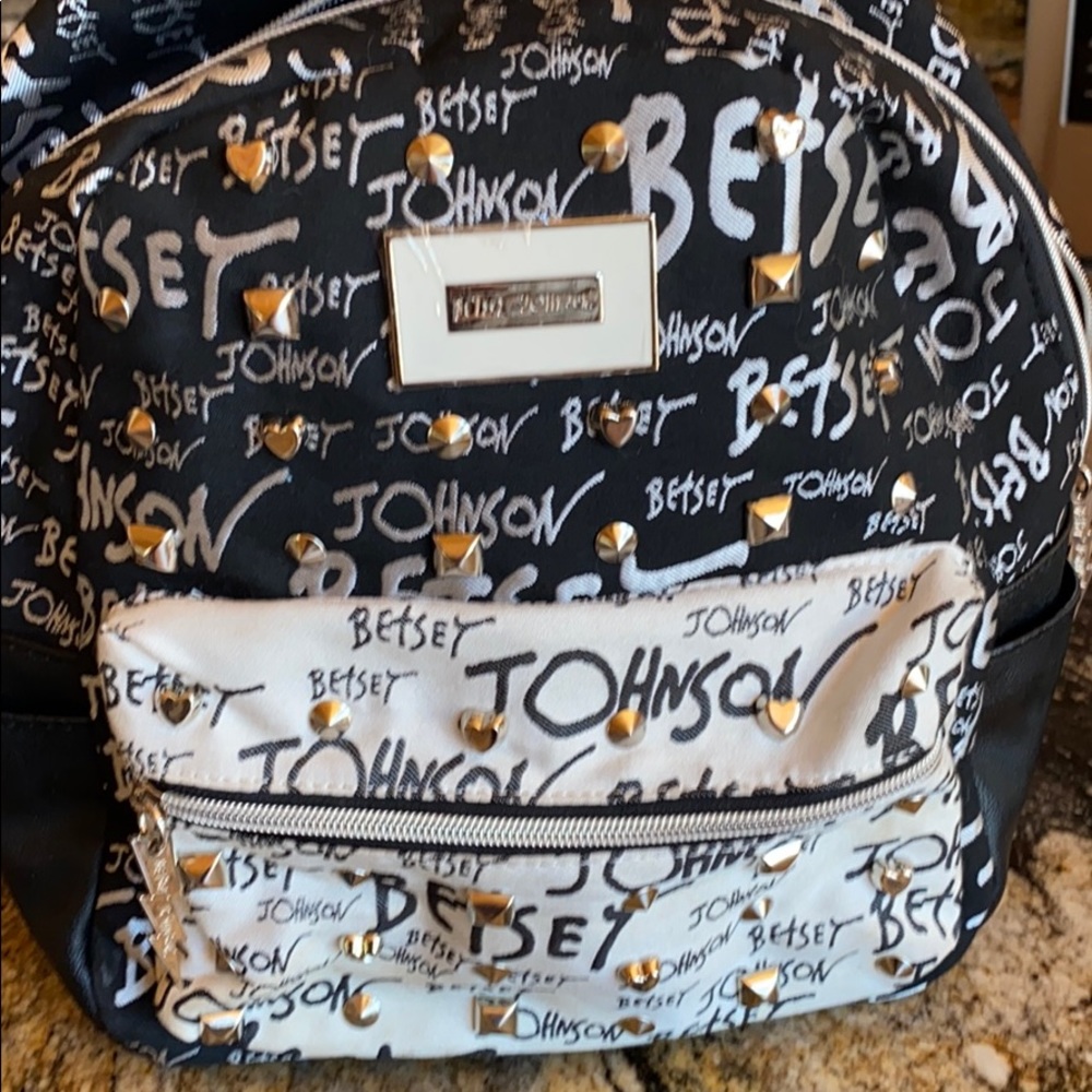 Betsy Johnson punk rock pack back / purse